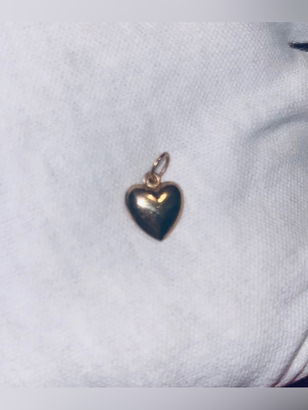 Vintage Gold Heart Pendant
